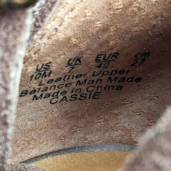 Zodiac Womens 10 Cassie Leather Sandals Brown Tan Woven Open Toe Block Heel Zip - Picture 9 of 9